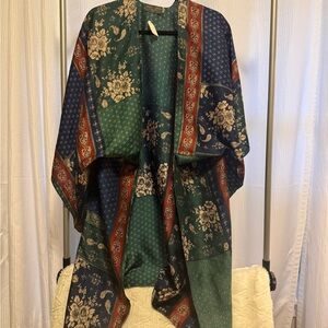 Dress Forum Multicolor Patchwork Cape